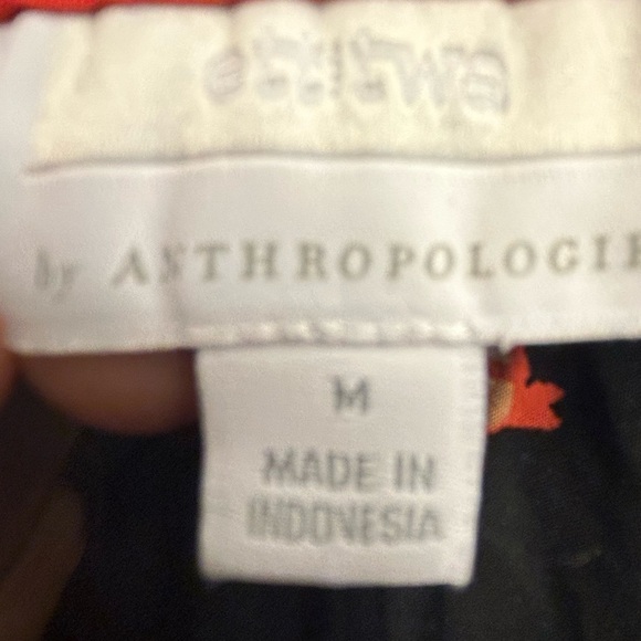 Anthro ett:twa Blake floral printed capri cropped pants Med - Picture 3 of 12